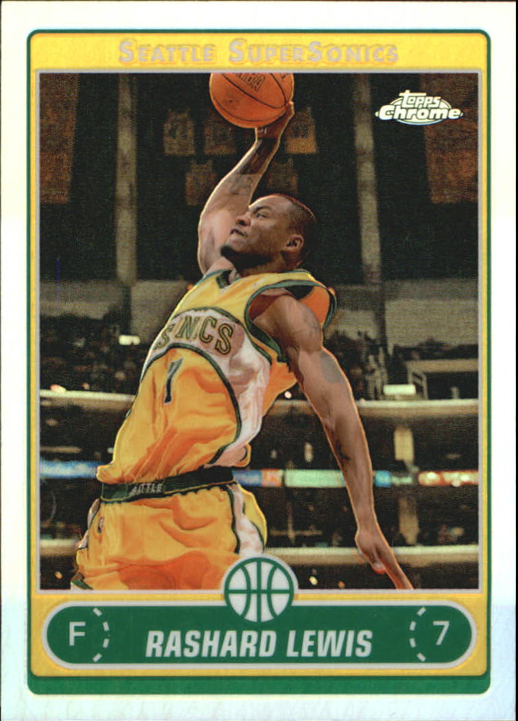 Tarjetas de inserción paralela ""Refractores"" de baloncesto cromadas Topps 2006-07 - Imagen 50 de 113