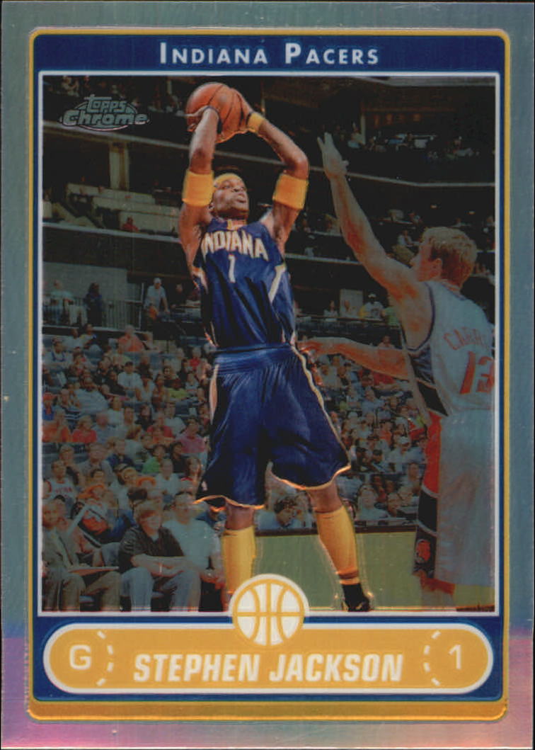 Tarjetas de inserción paralela ""Refractores"" de baloncesto cromadas Topps 2006-07 - Imagen 56 de 113