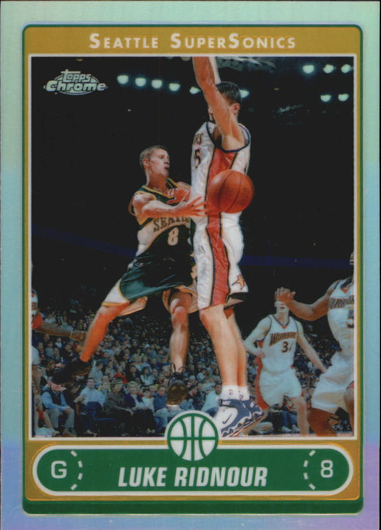 Tarjetas de inserción paralela ""Refractores"" de baloncesto cromadas Topps 2006-07 - Imagen 58 de 113
