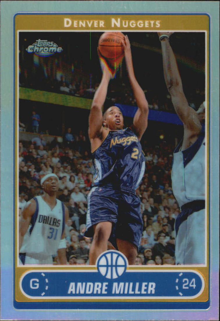 Tarjetas de inserción paralela ""Refractores"" de baloncesto cromadas Topps 2006-07 - Imagen 62 de 113
