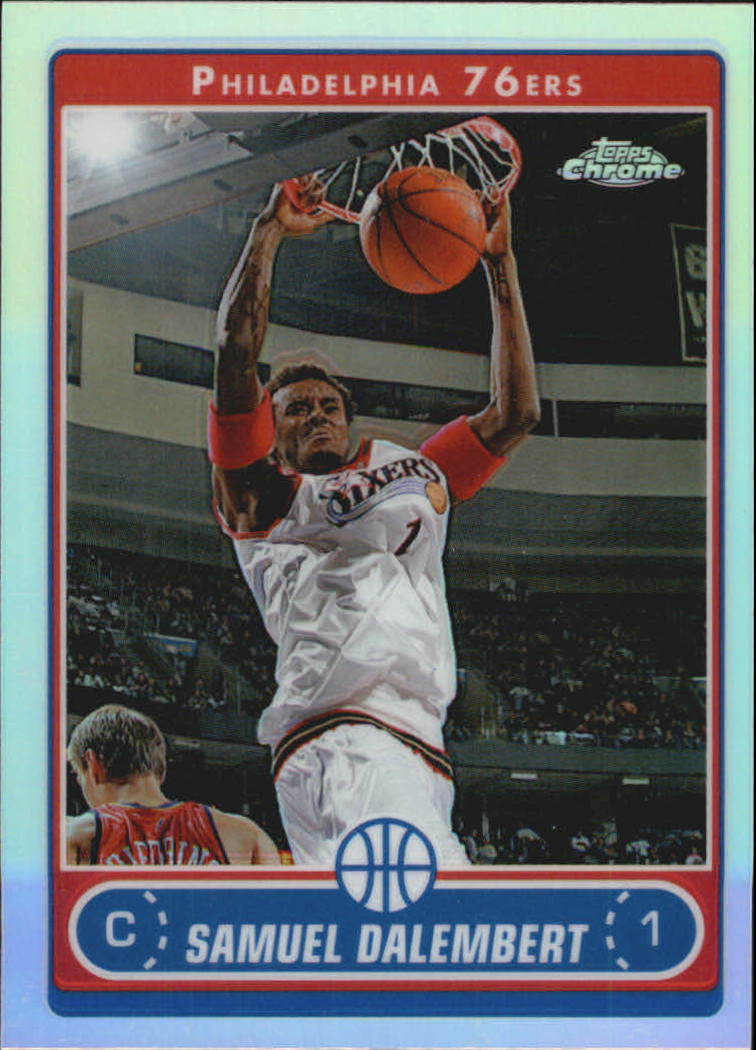 Tarjetas de inserción paralela ""Refractores"" de baloncesto cromadas Topps 2006-07 - Imagen 64 de 113