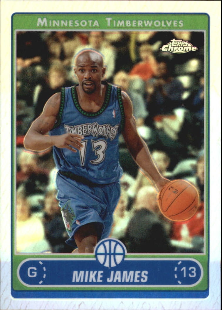 Tarjetas de inserción paralela ""Refractores"" de baloncesto cromadas Topps 2006-07 - Imagen 80 de 113