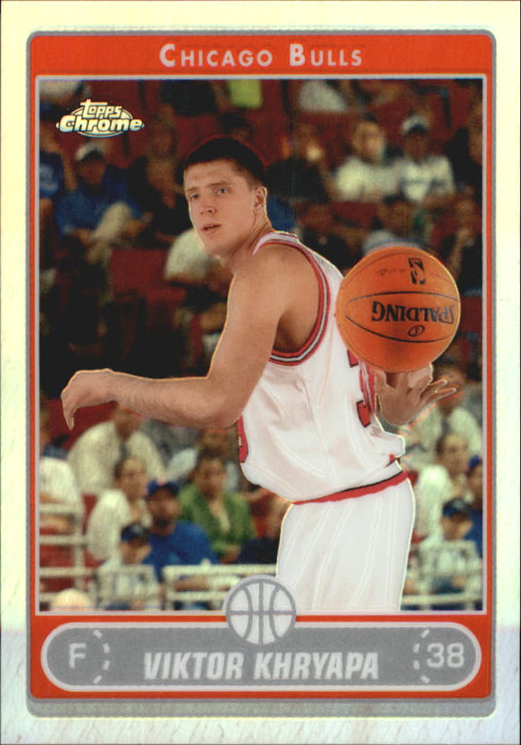 Tarjetas de inserción paralela ""Refractores"" de baloncesto cromadas Topps 2006-07 - Imagen 94 de 113