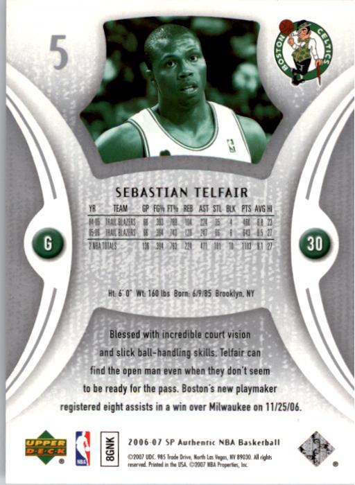 2006-07 SP Authentic Basketball Card Pick - Picture 11 of 195