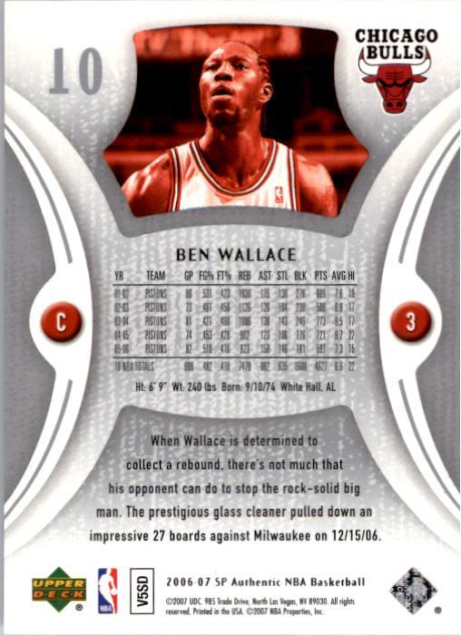 2006-07 SP Authentic Basketball Card Pick - Picture 21 of 195