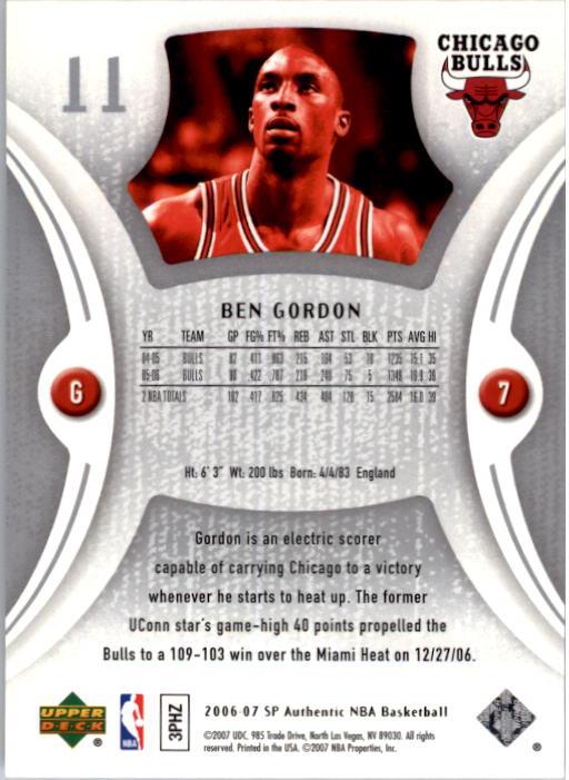 2006-07 SP Authentic Basketball Card Pick - Picture 23 of 195