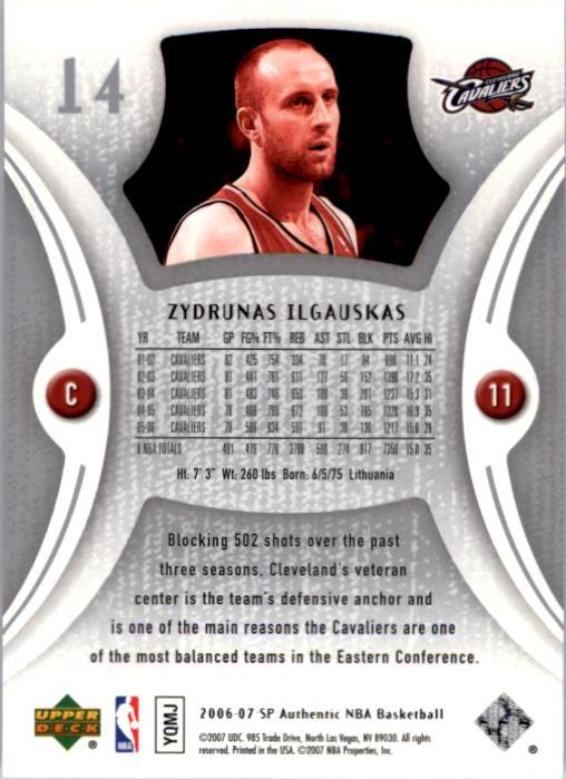 2006-07 SP Authentic Basketball Card Pick - Picture 29 of 195