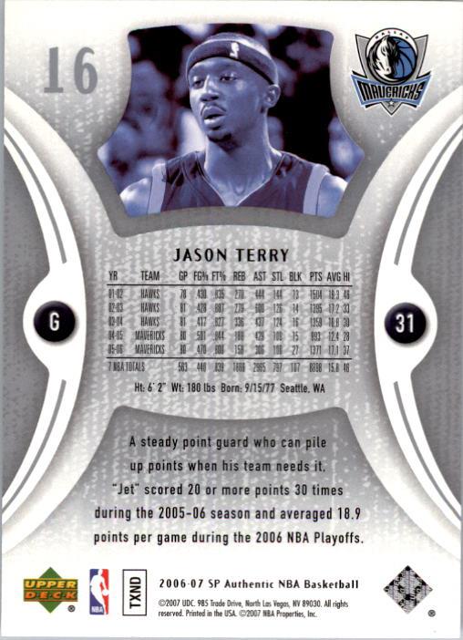 2006-07 SP Authentic Basketball Card Pick - Picture 33 of 195