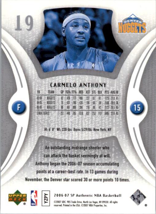 2006-07 SP Authentic Basketball Card Pick - Picture 39 of 195