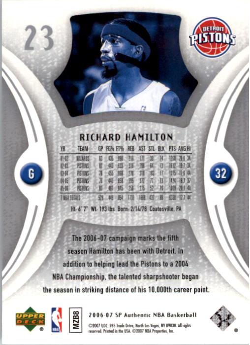 2006-07 SP Authentic Basketball Card Pick - Picture 47 of 195