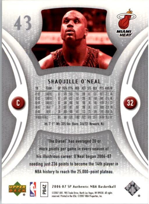 2006-07 SP Authentic Basketball Card Pick - Picture 87 of 195