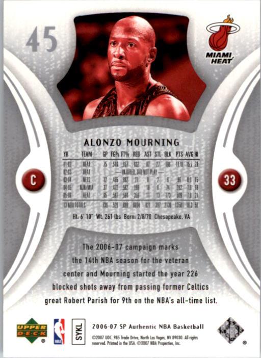 2006-07 SP Authentic Basketball Card Pick - Picture 91 of 195