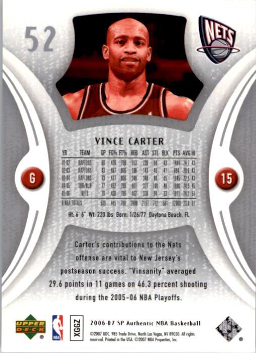 2006-07 SP Authentic Basketball Card Pick - Picture 105 of 195