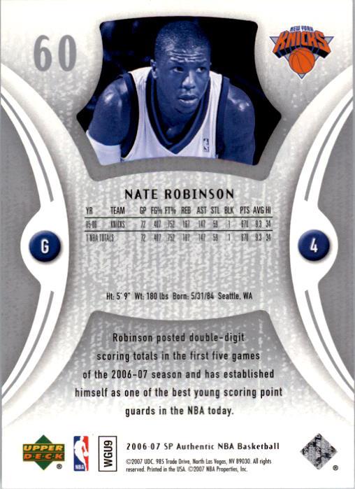2006-07 SP Authentic Basketball Card Pick - Picture 121 of 195