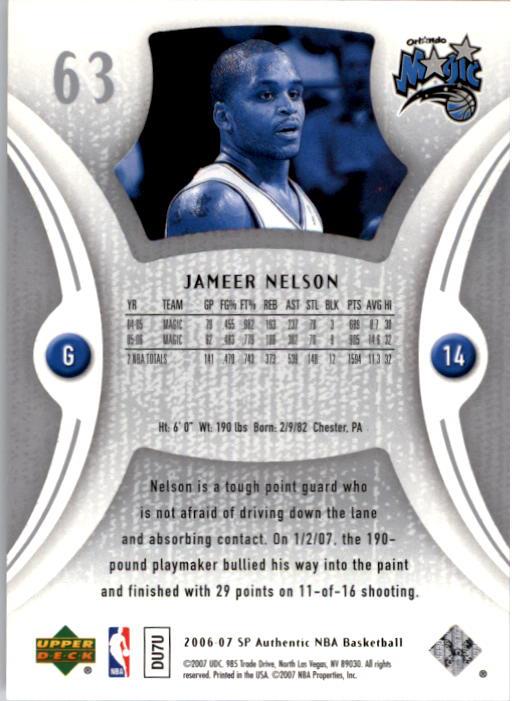 2006-07 SP Authentic Basketball Card Pick - Picture 127 of 195