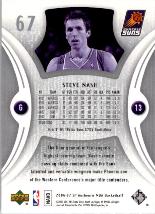 2006-07 SP Authentic Basketball Card Pick - Picture 135 of 195