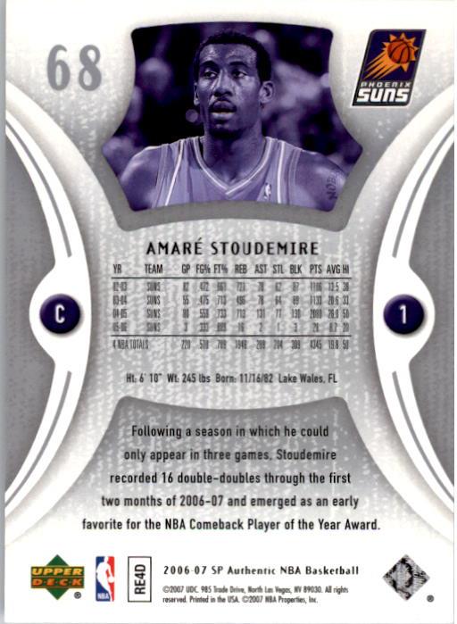 2006-07 SP Authentic Basketball Card Pick - Picture 137 of 195