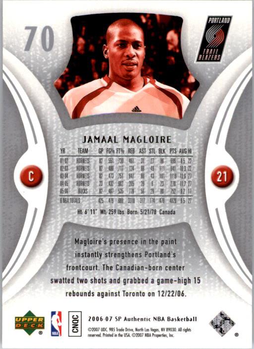 2006-07 SP Authentic Basketball Card Pick - Picture 141 of 195