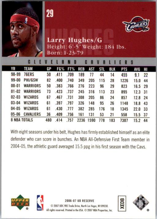 2006/2007 UD Reserve (Upper Deck) Basketball - Picture 109 of 131