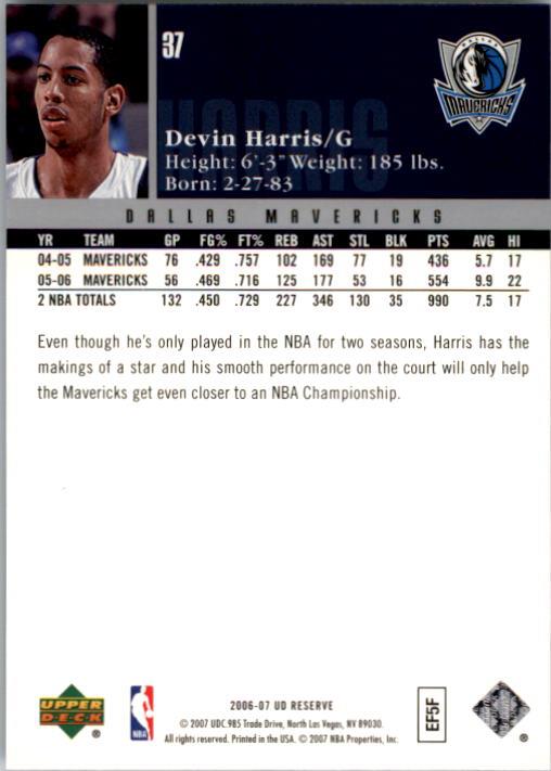 2006/2007 UD Reserve (Upper Deck) Basketball - Picture 103 of 131