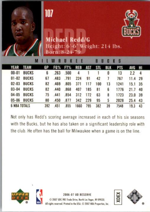 2006/2007 UD Reserve (Upper Deck) Basketball - Picture 65 of 131