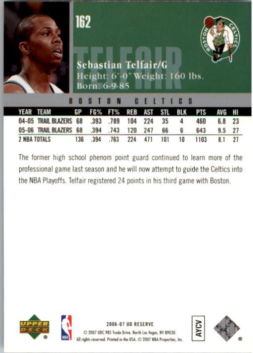 2006/2007 UD Reserve (Upper Deck) Basketball - Picture 39 of 131