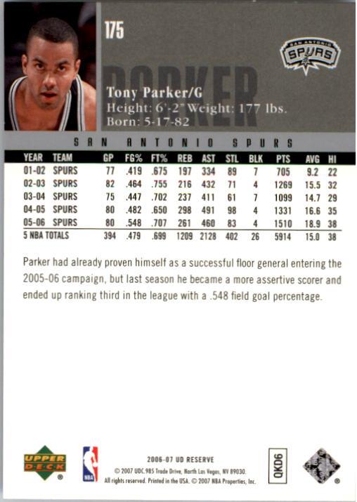 2006/2007 UD Reserve (Upper Deck) Basketball - Picture 29 of 131