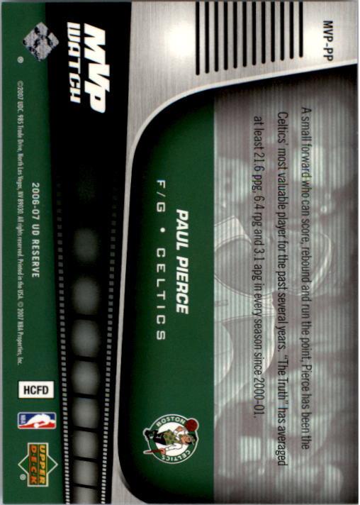 2006/2007 UD Reserve (Upper Deck) Basketball - Picture 3 of 131