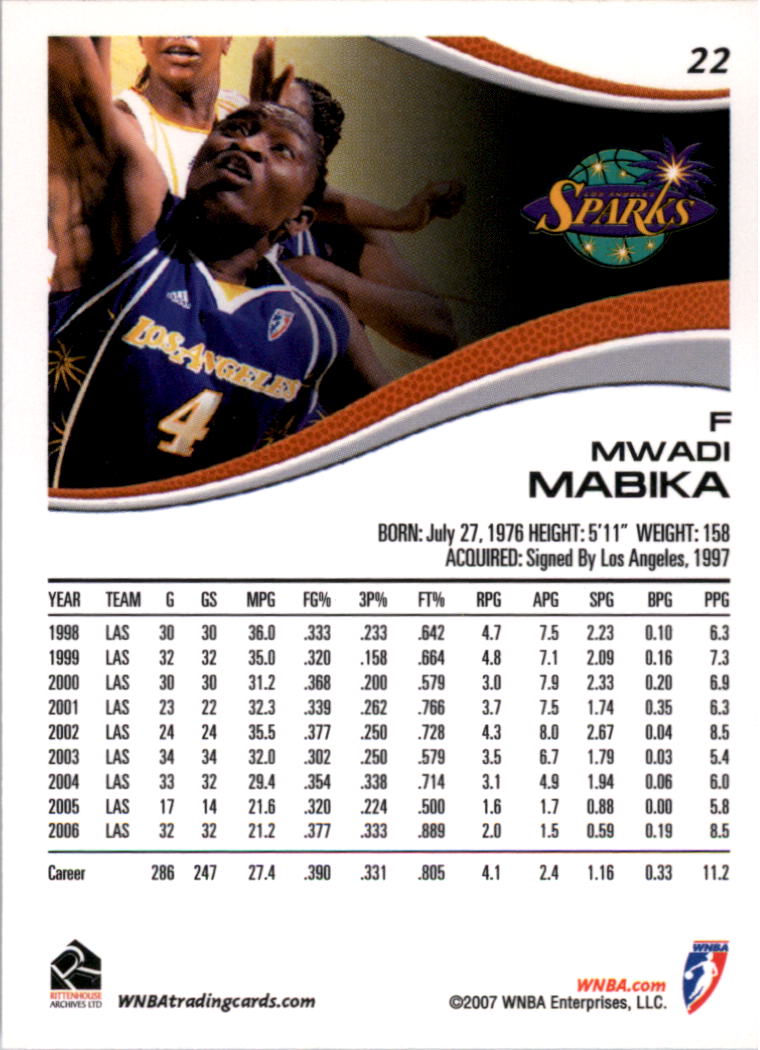 B0492- 2007 WNBA Basketball Card #s 1-90 +Inserts -You Pick- 15+ FREE US SHIP