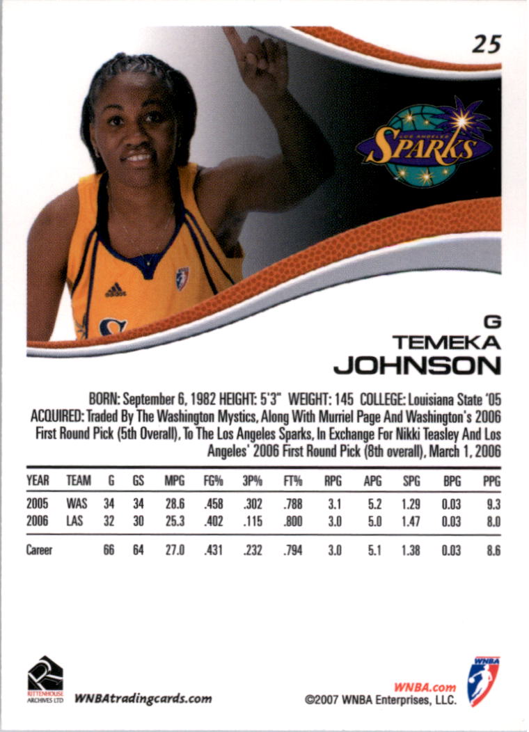 B0492- 2007 WNBA Basketball Card #s 1-90 +Inserts -You Pick- 15+ FREE US SHIP