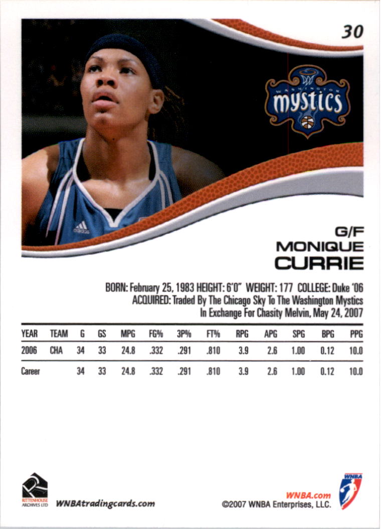 B0492- 2007 WNBA Basketball Card #s 1-90 +Inserts -You Pick- 15+ FREE US SHIP