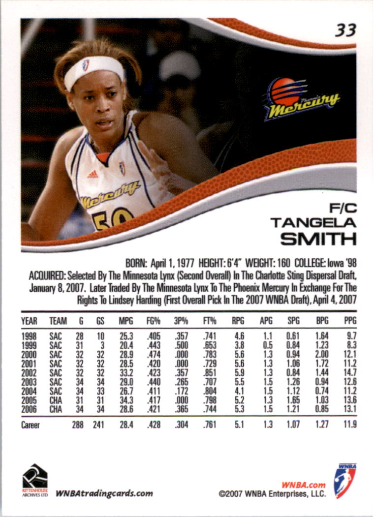 B0492- 2007 WNBA Basketball Card #s 1-90 +Inserts -You Pick- 15+ FREE US SHIP