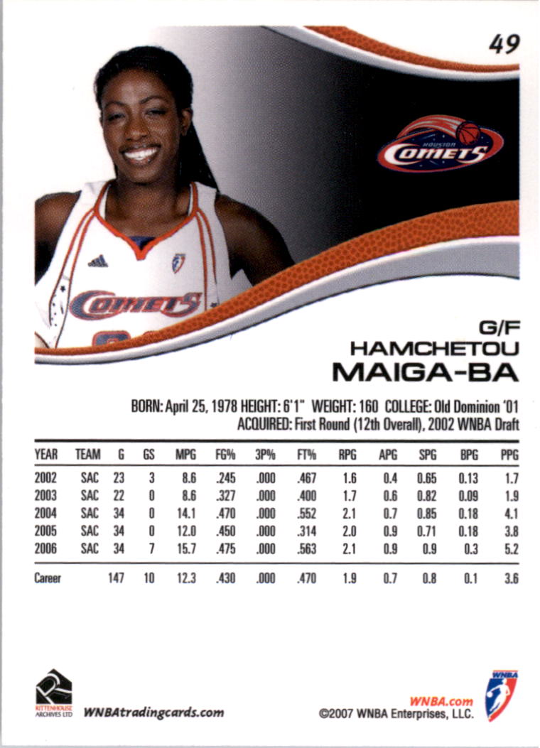 B0492- 2007 WNBA Basketball Card #s 1-90 +Inserts -You Pick- 15+ FREE US SHIP