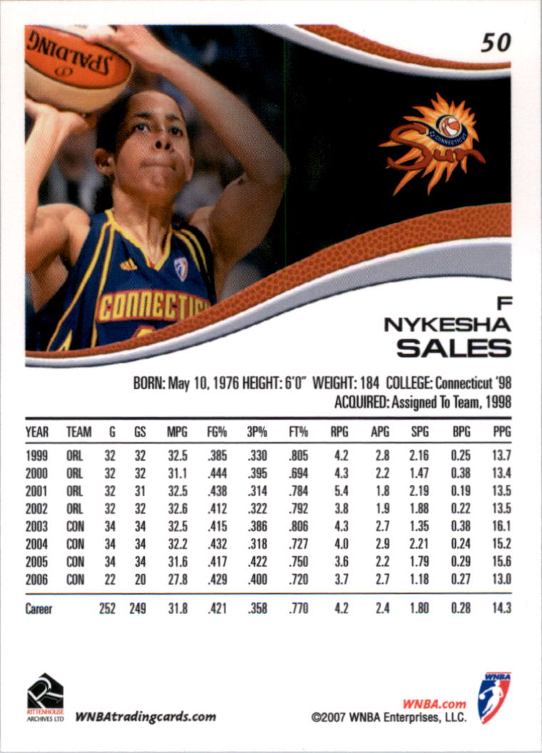 B0492- 2007 WNBA Basketball Card #s 1-90 +Inserts -You Pick- 15+ FREE US SHIP