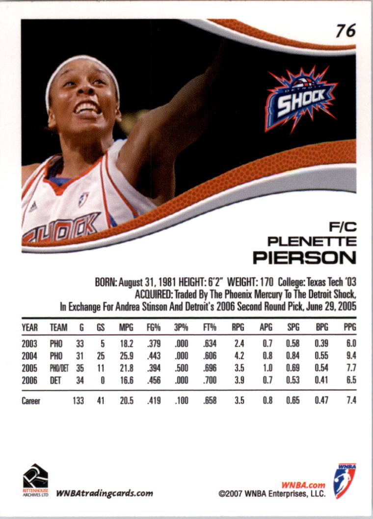 B0492- 2007 WNBA Basketball Card #s 1-90 +Inserts -You Pick- 15+ FREE US SHIP