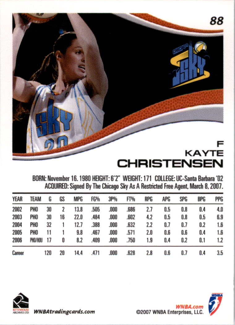 B0492- 2007 WNBA Basketball Card #s 1-90 +Inserts -You Pick- 15+ FREE US SHIP