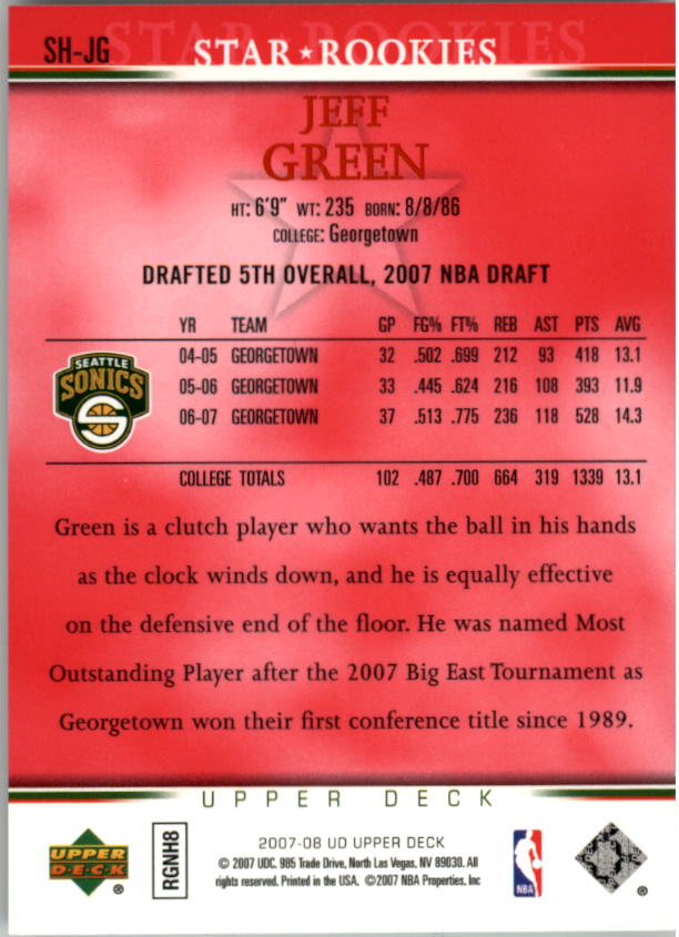 2007/2008 Upper Deck Basketball Part 2 Insert and Parallel Cards - Picture 24 of 38