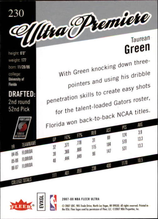 2007/2008 Ultra SE Basketball "Main Set" Base Cards #1 to #251 - Picture 163 of 167
