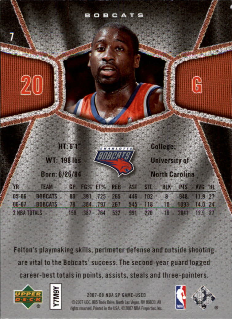 2007/2008 SP Game Used (Upper Deck) Basketball - Picture 139 of 143