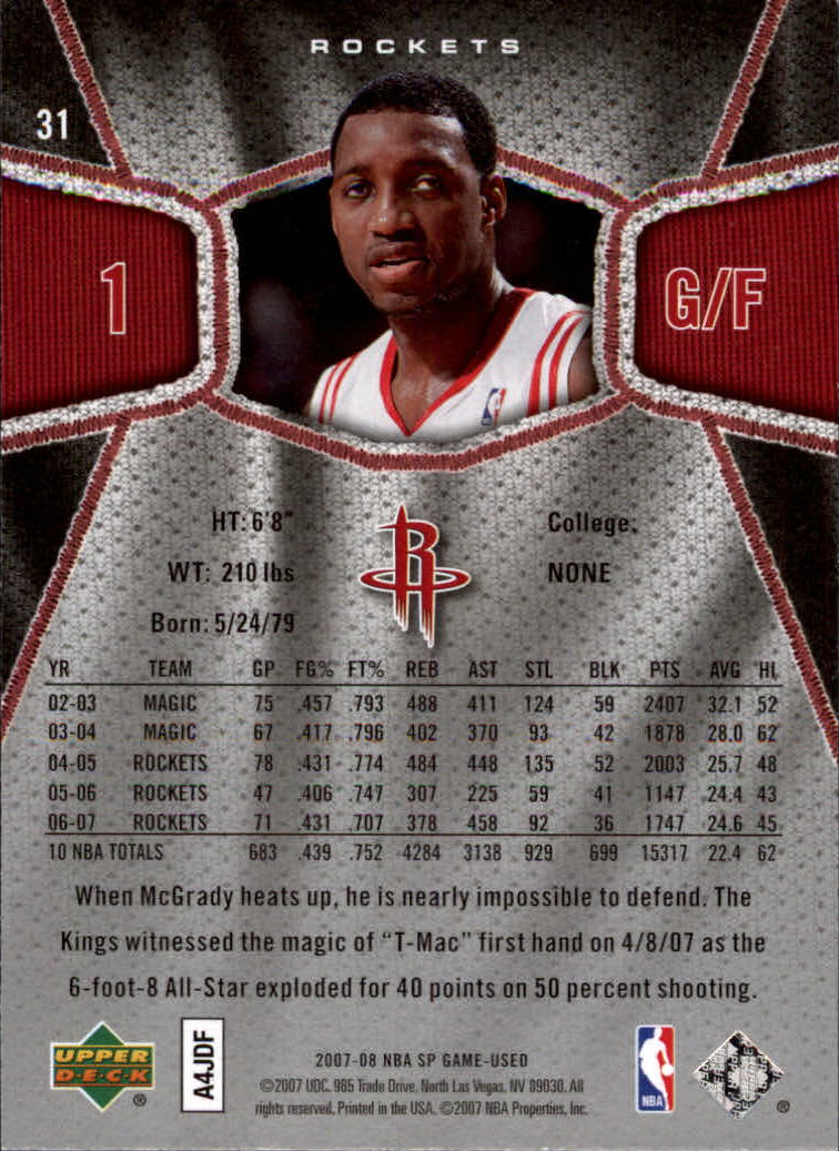 2007/2008 SP Game Used (Upper Deck) Basketball - Picture 125 of 143