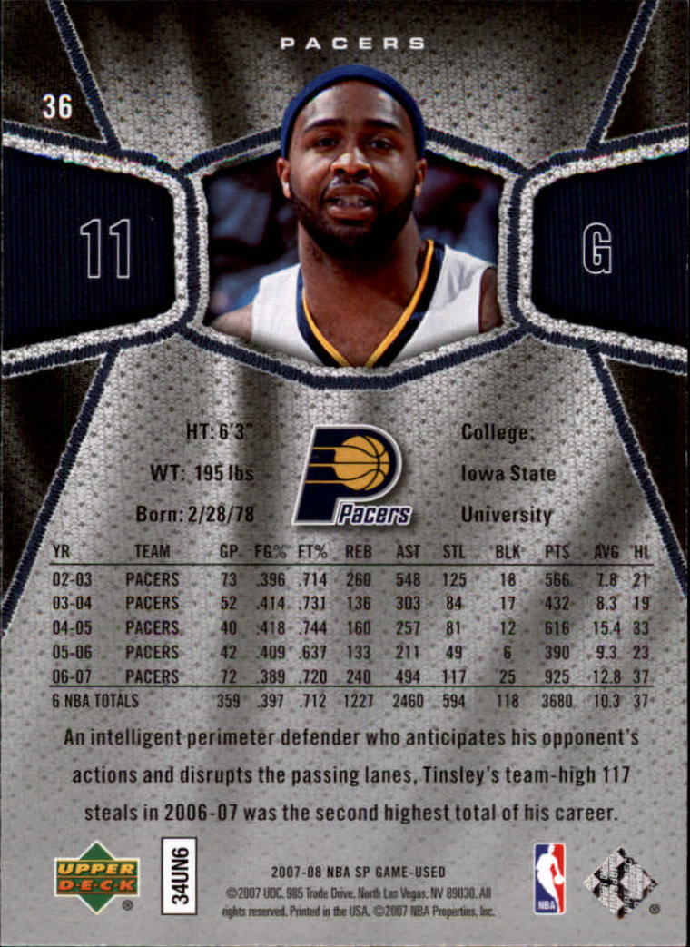 2007/2008 SP Game Used (Upper Deck) Basketball - Picture 121 of 143