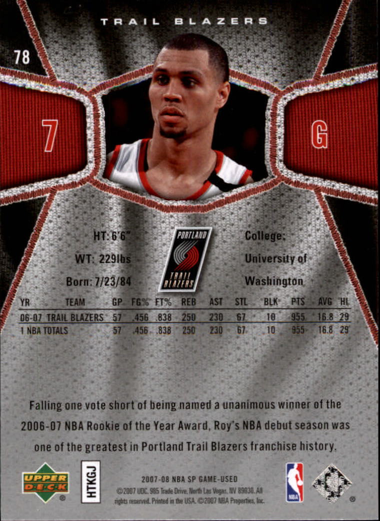 2007/2008 SP Game Used (Upper Deck) Basketball - Picture 95 of 143