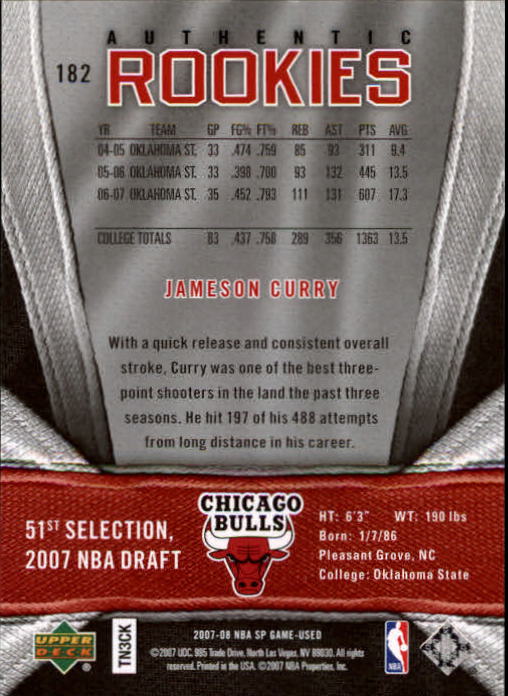 2007/2008 SP Game Used (Upper Deck) Basketball - Picture 21 of 143