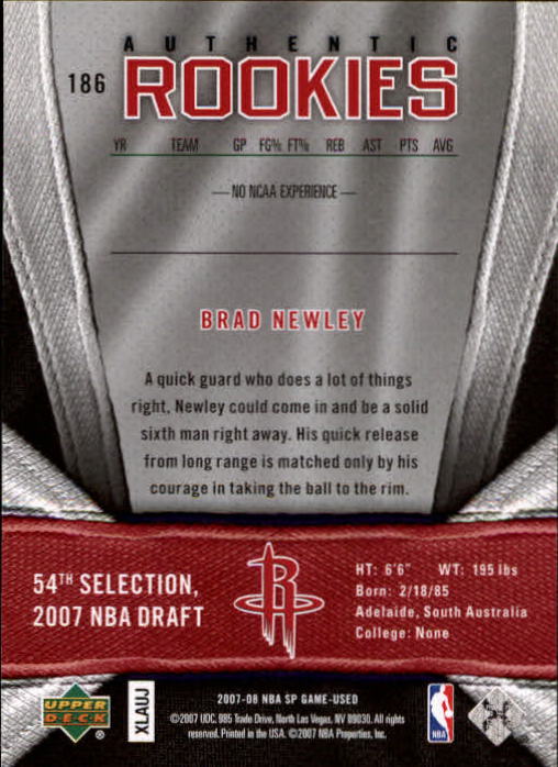 2007/2008 SP Game Used (Upper Deck) Basketball - Picture 13 of 143