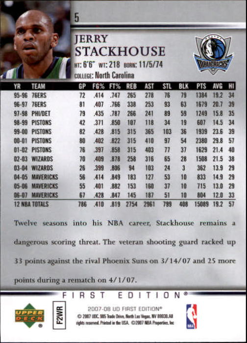 2007-08 Upper Deck First Edition Basketball YOU PICK - Picture 11 of 454