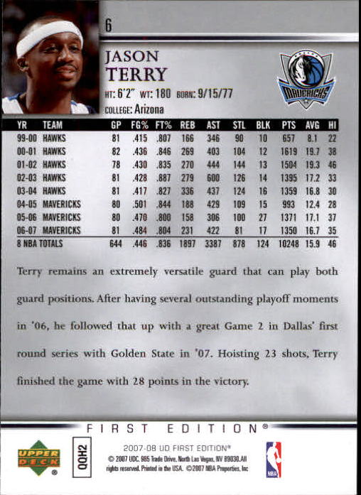 2007-08 Upper Deck First Edition Basketball YOU PICK - Picture 13 of 454
