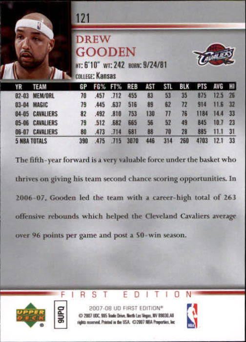 2007-08 Upper Deck First Edition Basketball YOU PICK - Picture 241 of 454