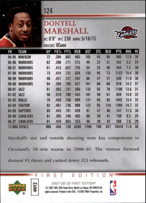 2007-08 Upper Deck First Edition Basketball YOU PICK - Picture 247 of 454