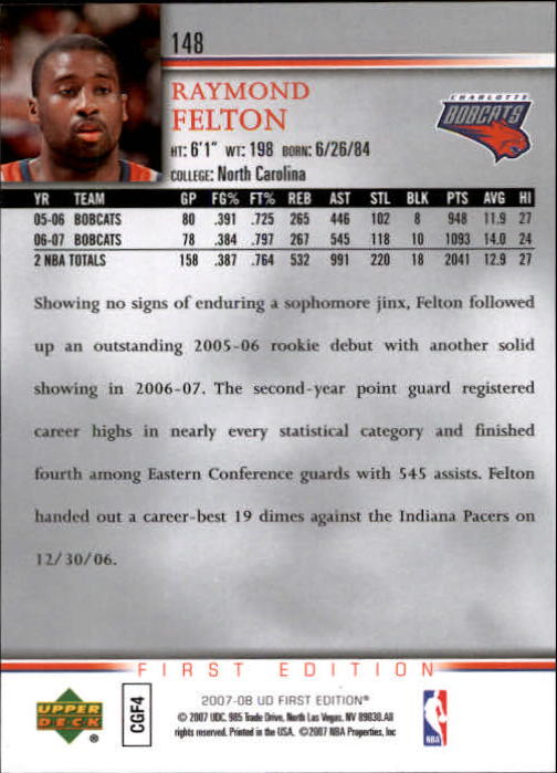2007-08 Upper Deck First Edition Basketball YOU PICK - Picture 295 of 454