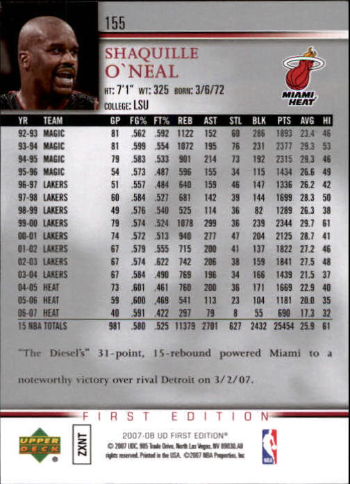 2007-08 Upper Deck First Edition Basketball YOU PICK - Picture 309 of 454